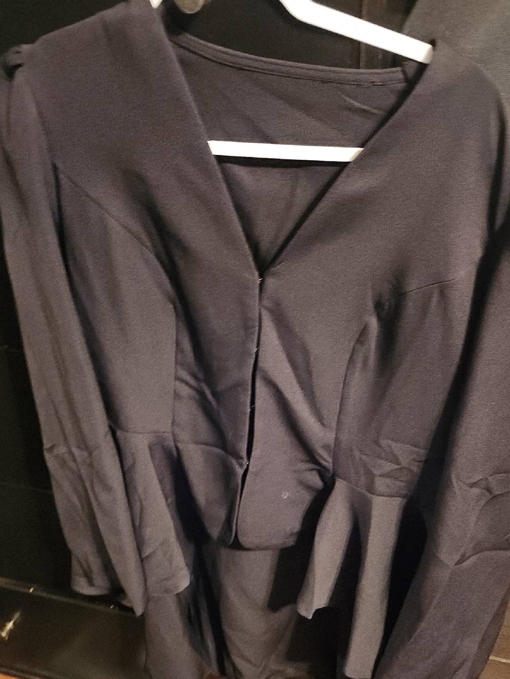 Black Peplum Jacket